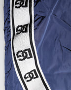Dolce & Gabbana Blue Nylon Straight Jogger Sweatpants Pants Dolce & Gabbana
