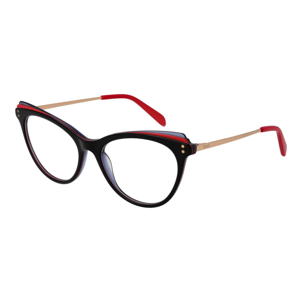 Emilio Pucci Black Acetate Glasses Frames Emilio Pucci