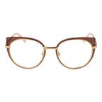 Emilio Pucci Brown Metal Glasses Frames Emilio Pucci