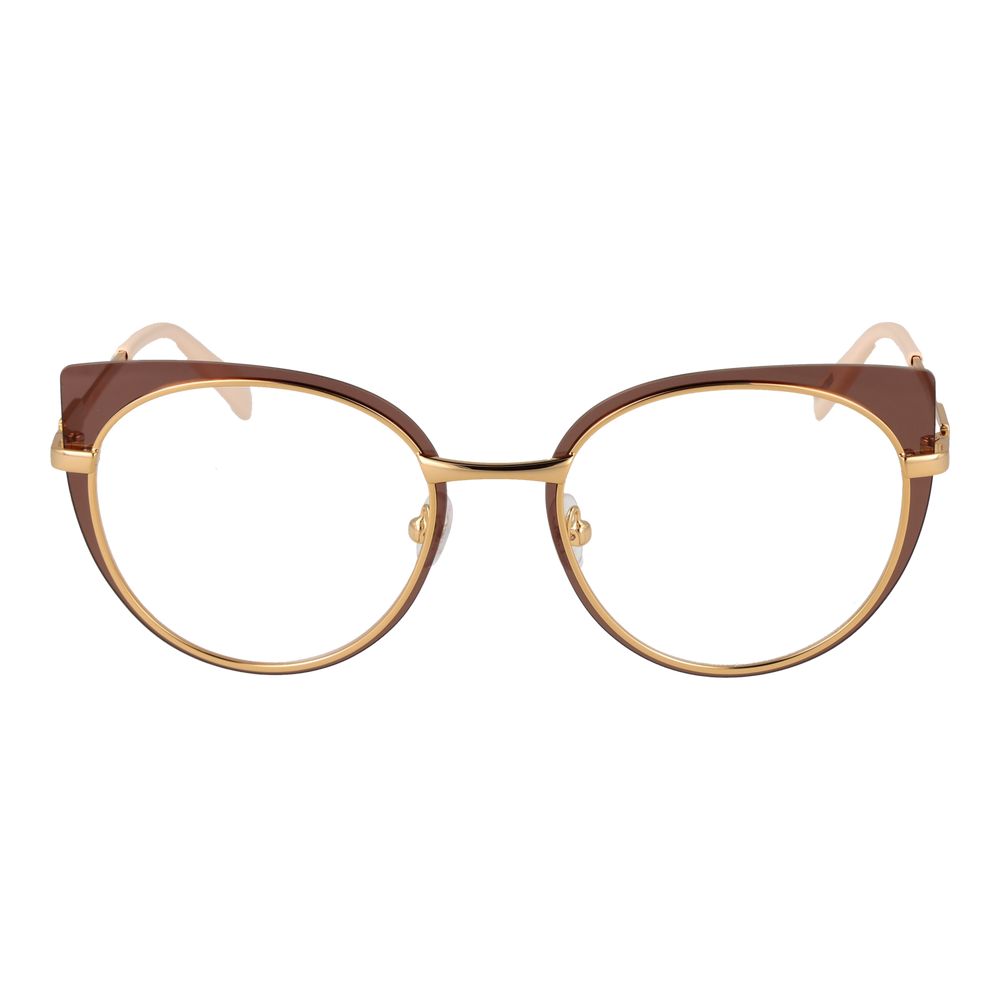Emilio Pucci Brown Metal Glasses Frames Emilio Pucci