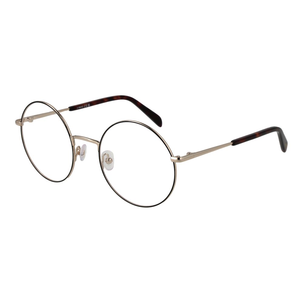 Emilio Pucci Black Metal Glasses Frames Emilio Pucci