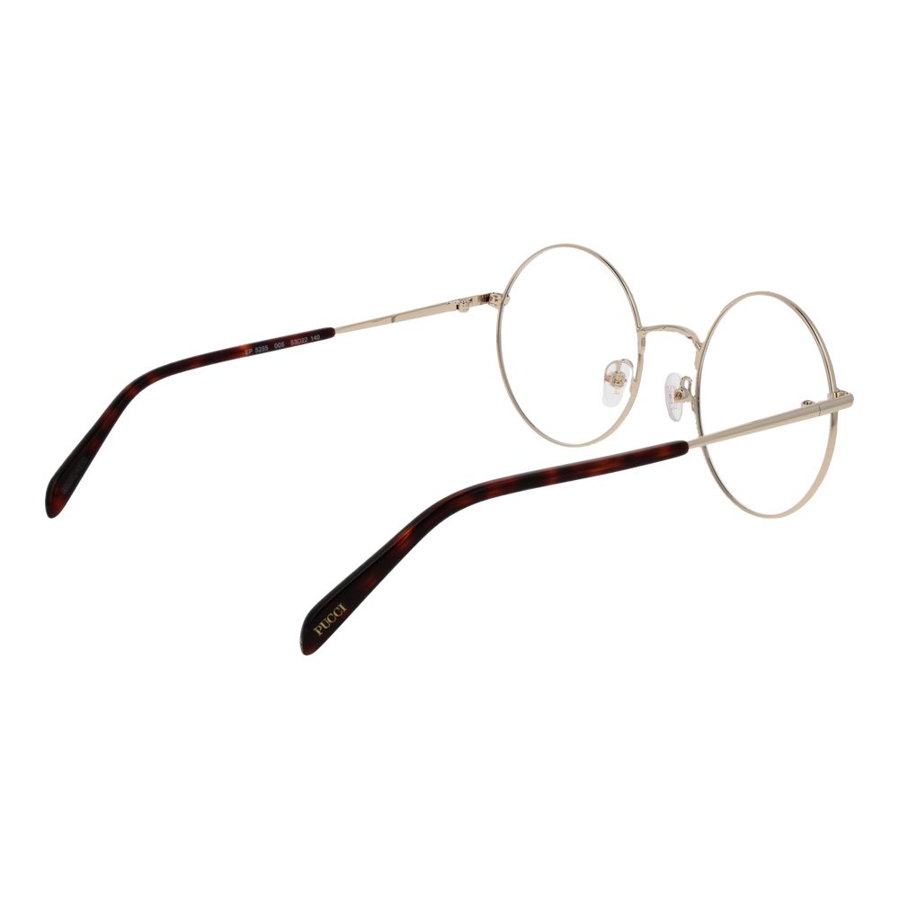Emilio Pucci Black Metal Glasses Frames Emilio Pucci