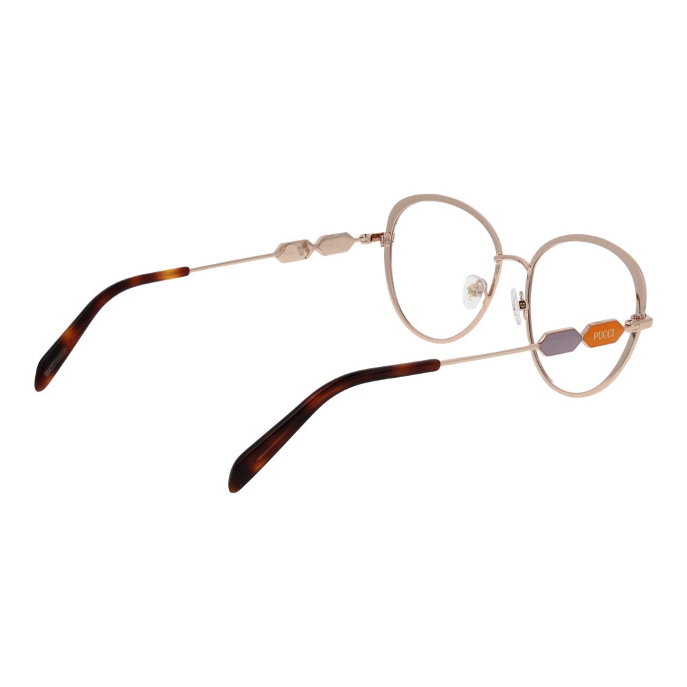 Emilio Pucci Blue Metal Glasses Frames Emilio Pucci