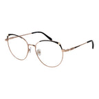 Emilio Pucci rose gold metal glasses frames with sleek design and clear glass lenses, stylish eyewear for modern fashion.