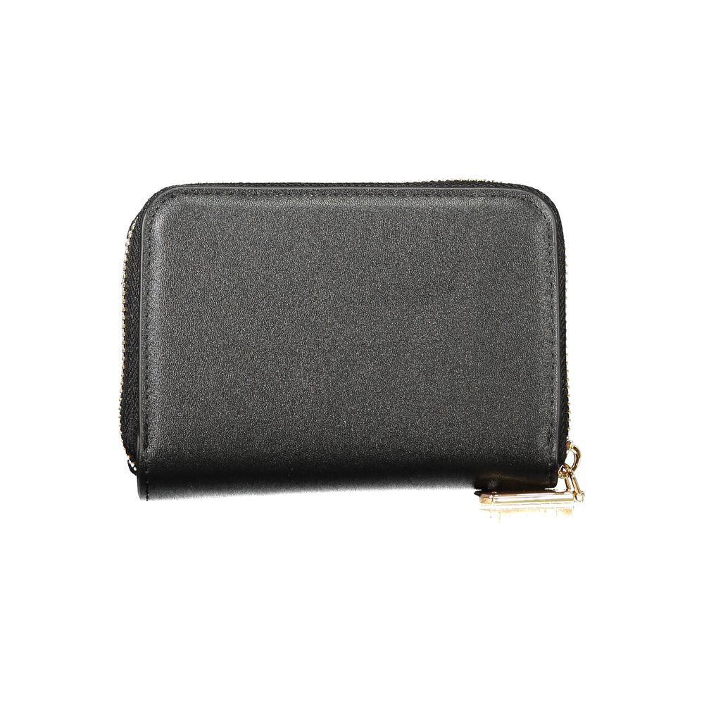 Mario Valentino Black Polyurethane Women Wallet