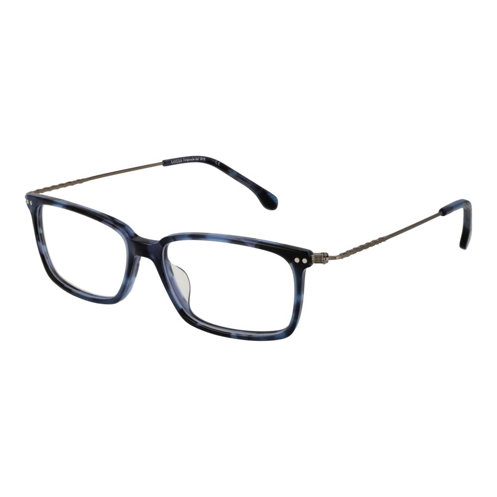 Lozza Blue Stainless Steel Glasses Frames