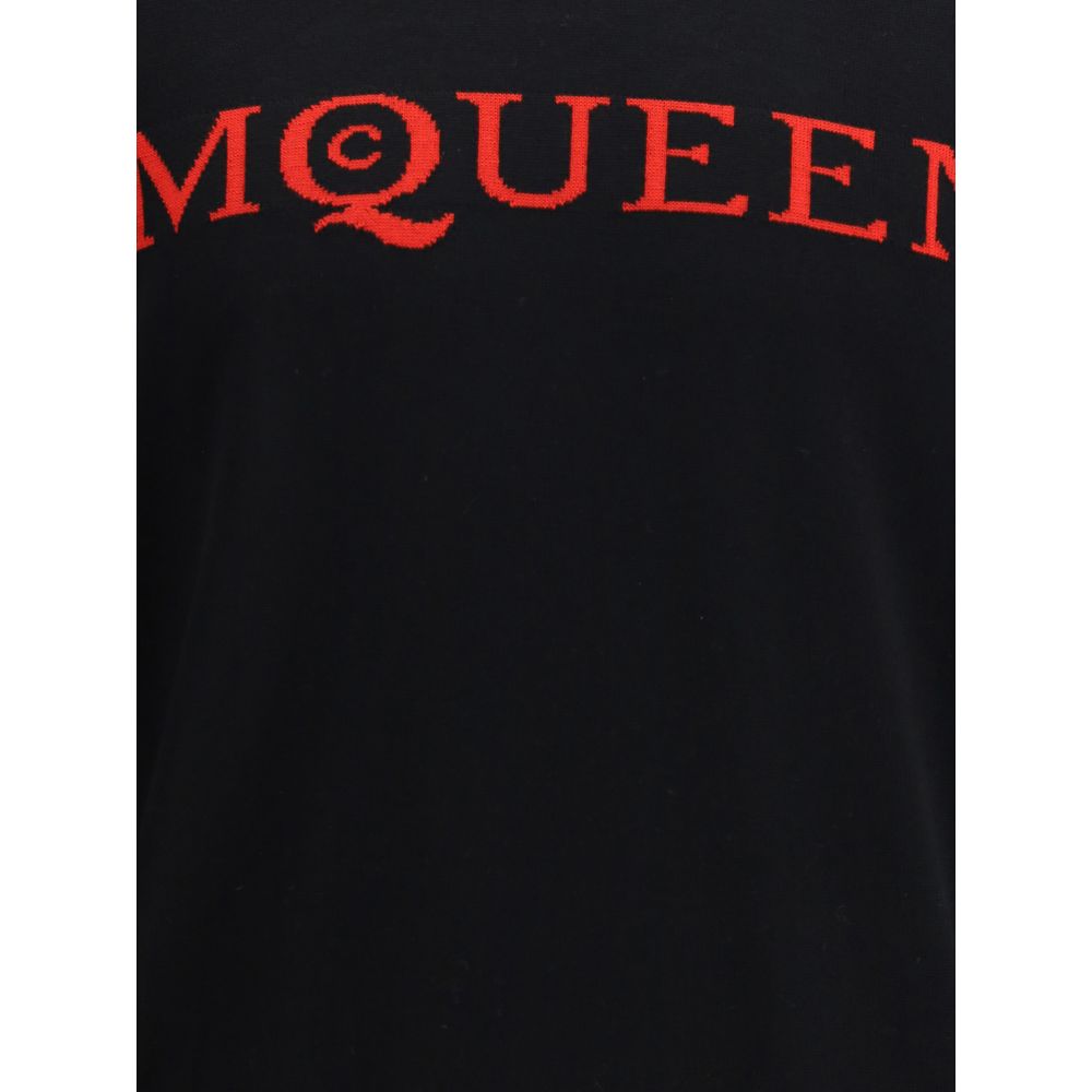 Alexander McQueen Black Wool Sweatshirt