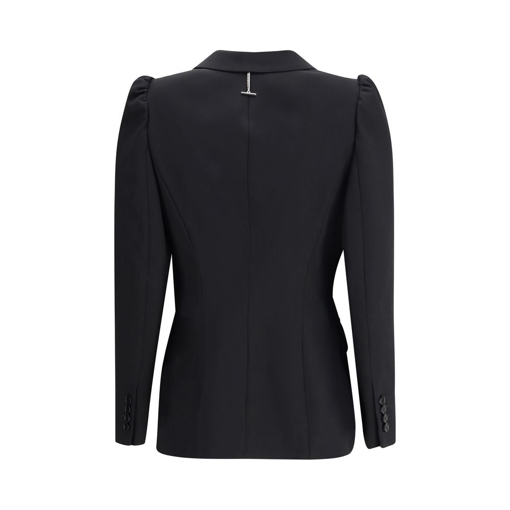 Alexander McQueen Black Wool Coat
