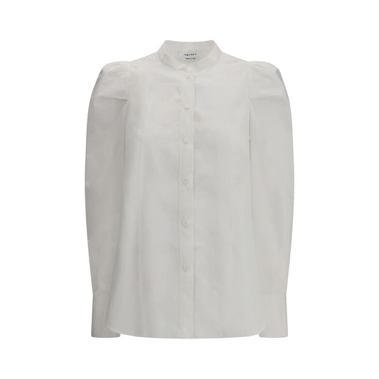 Alexander McQueen White Shirt with mandarin collar