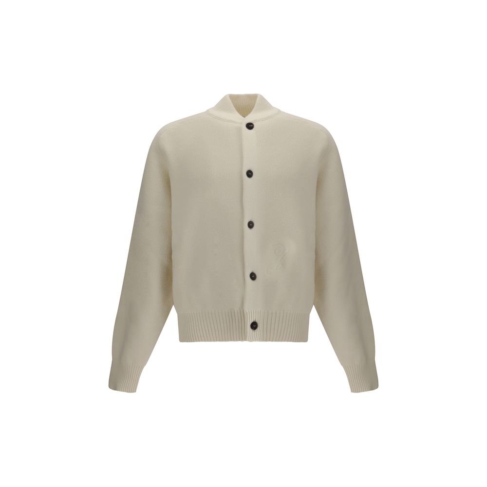 Jacquemus Embroidered Virgin Wool Cardigan Jacquemus