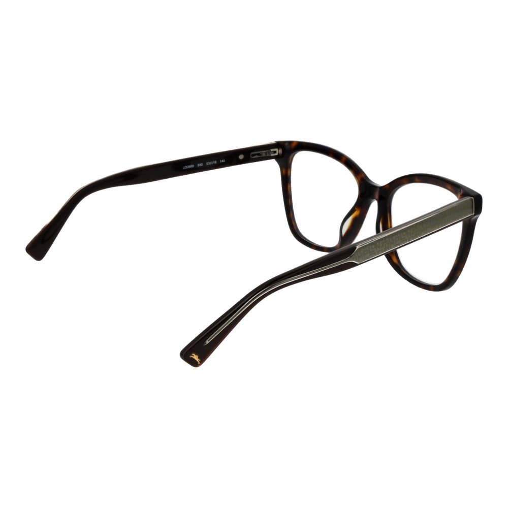 Longchamp Brown Acetate Glasses Frames Longchamp