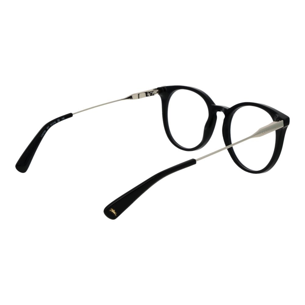 Longchamp Black Metal Glasses Frames