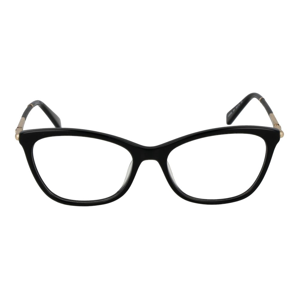Longchamp Black Plastic Glasses Frames