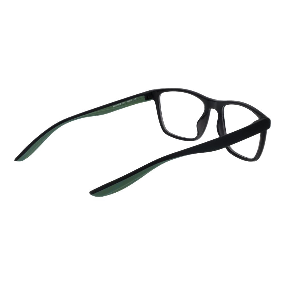 Nike gray stainless steel glasses frames with sleek design and modern style, suitable for everyday wear and fashion.