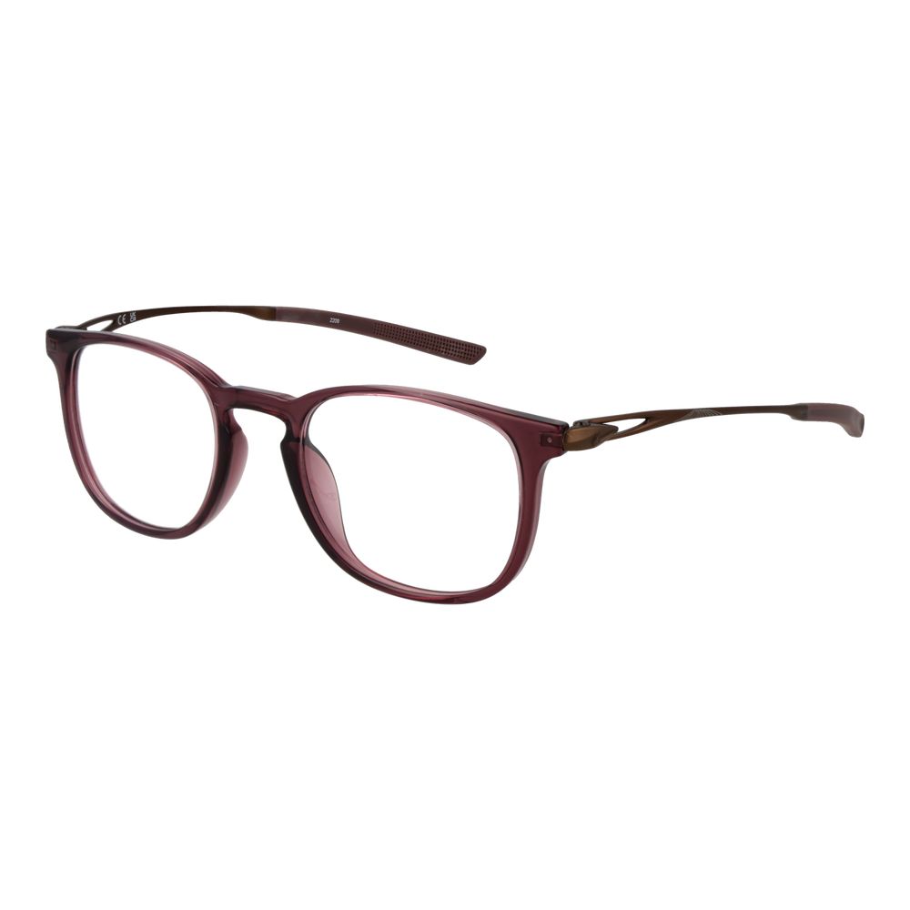Nike brown titanium glasses frames with sleek design and lightweight construction, ideal for stylish everyday wear.