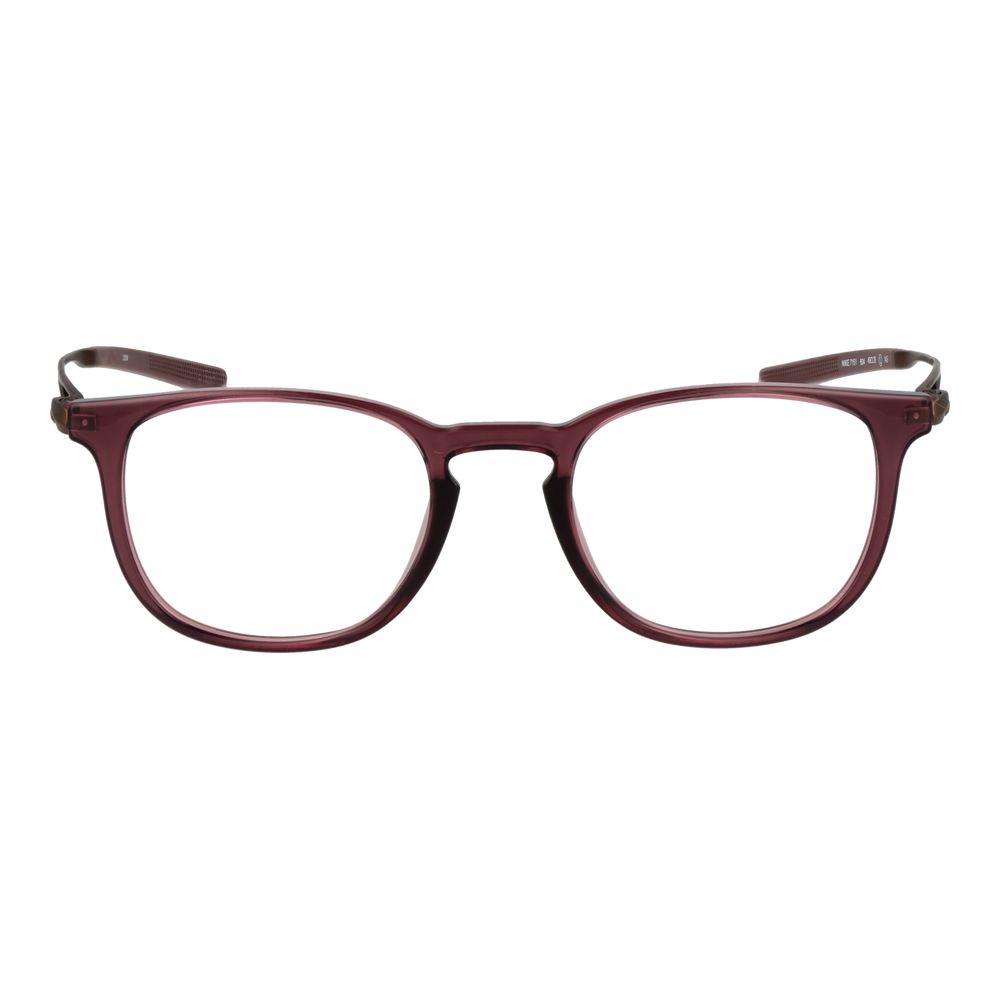 Nike brown titanium glasses frames with sleek design and lightweight construction, featuring clear lenses and stylish detailing.