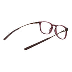 Nike brown titanium glasses frames with sleek design and adjustable temples, ideal for stylish eyewear.
