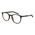 Nike beige metal glasses frames with sleek design and clear lenses, stylish eyewear for everyday wear