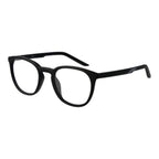 Nike black stainless steel glasses frames, stylish and durable eyewear with sleek design, suitable for everyday wear.