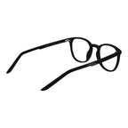Nike black stainless steel glasses frames with sleek design and adjustable nose pads, ideal for everyday wear and style.