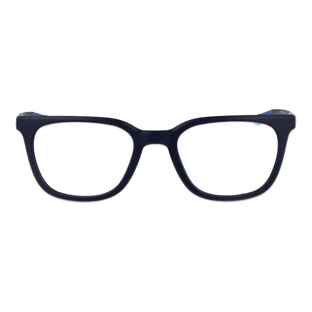 Nike blue metal glasses frames with sleek design and adjustable nose pads, lightweight and stylish eyewear for everyday wear.