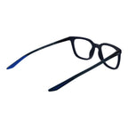 Nike blue metal glasses frames with sleek design, lightweight metal construction, and stylish appearance for modern eyewear.