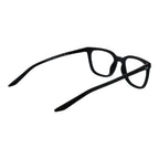 Nike black metal glasses frames with sleek design and adjustable nose pads, showcasing modern eyewear style.