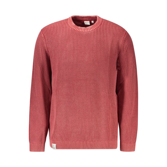 Pepe Jeans Rosso Cotton Men's Sweater Pepe Jeans