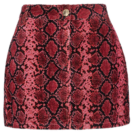 PINKO Red Cotton Women's Miniskirt PINKO