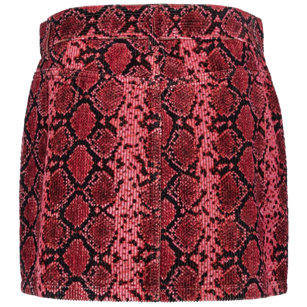 PINKO Red Cotton Women's Miniskirt PINKO