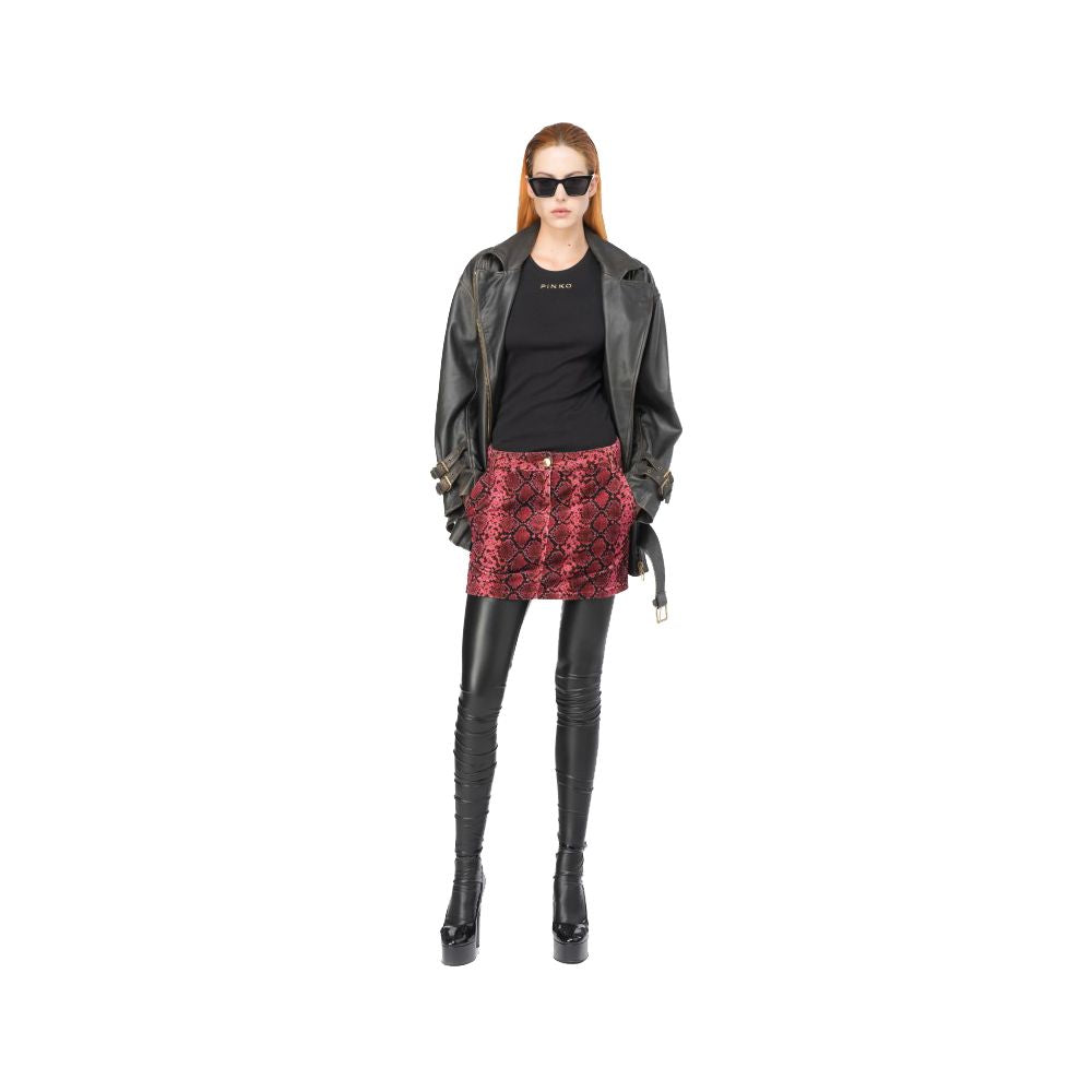 PINKO Red Cotton Women's Miniskirt PINKO