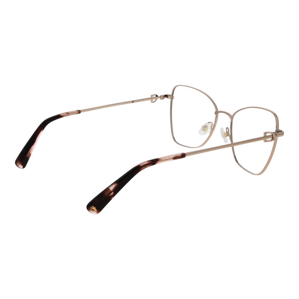 Longchamp Gold Metal Glasses Frames Longchamp