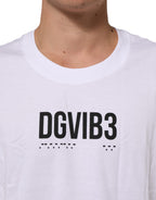 Dolce & Gabbana White Cotton Sleeveless Printed Tank T-shirt Dolce & Gabbana