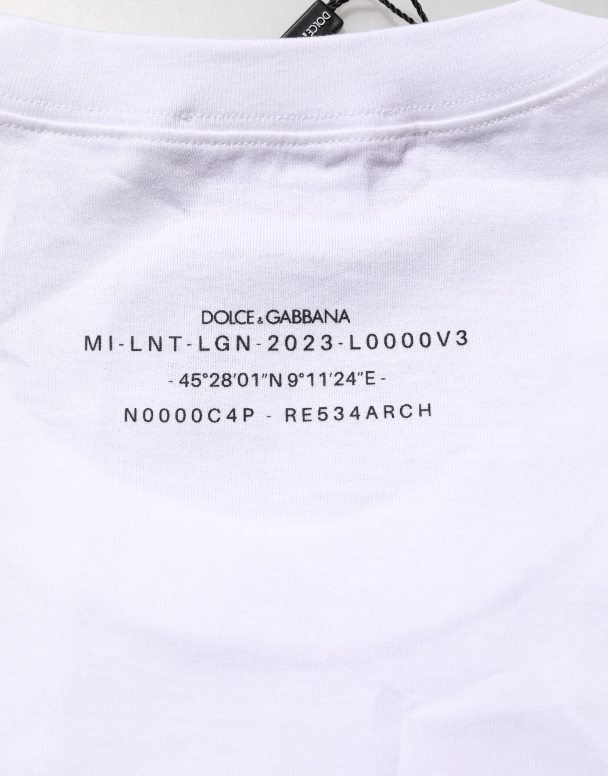Dolce & Gabbana White Cotton Sleeveless Printed Tank T-shirt Dolce & Gabbana