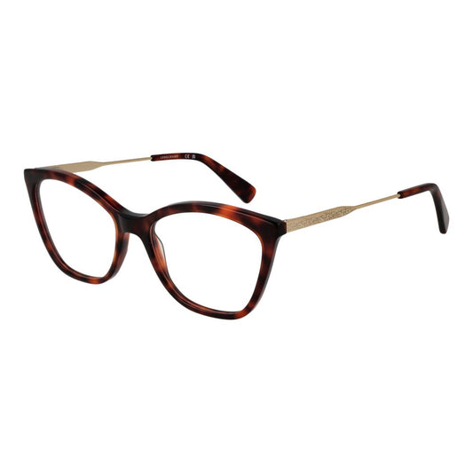 Longchamp Brown Metal & Plastic Glasses Frames