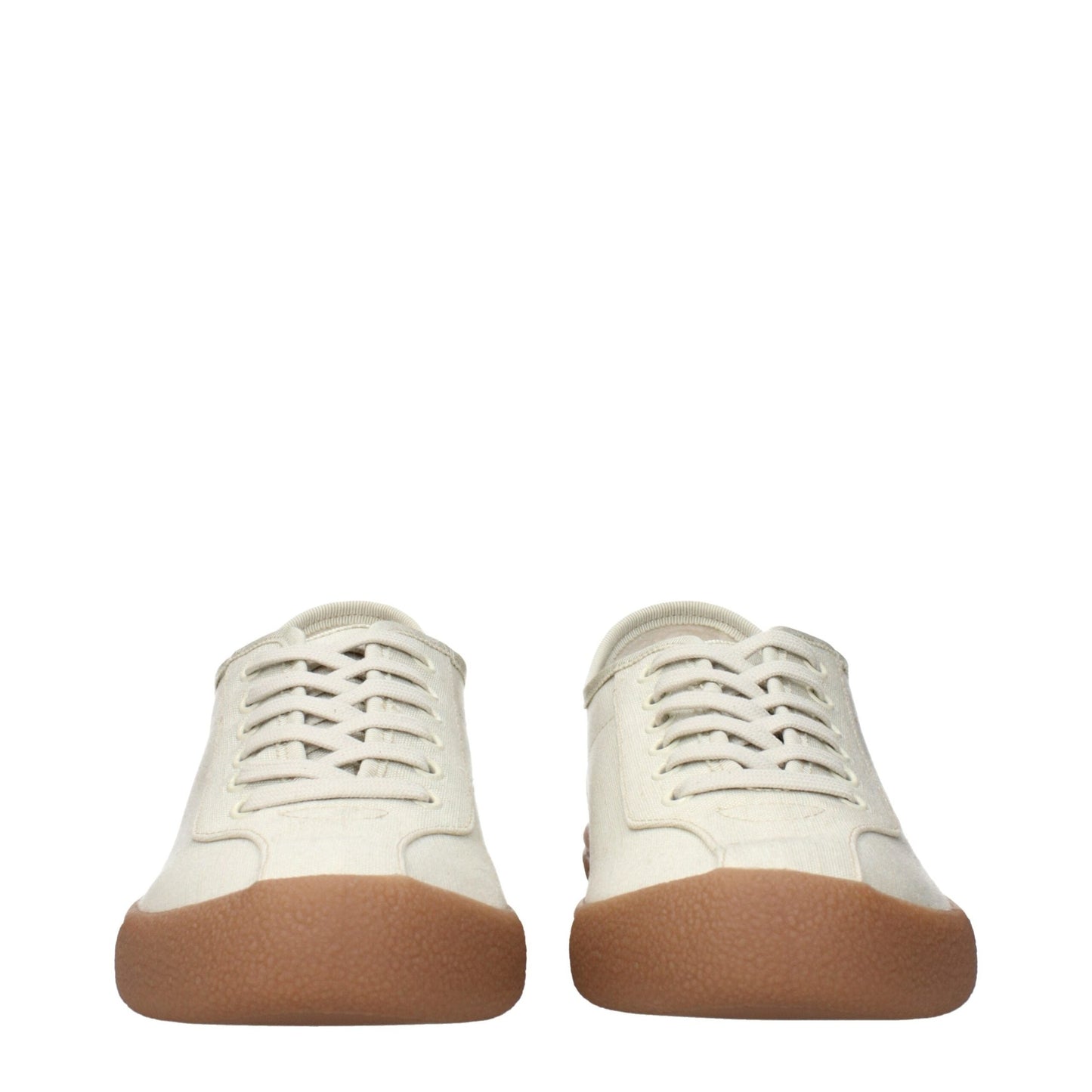 The Row Beige Fabric Sneakers The Row
