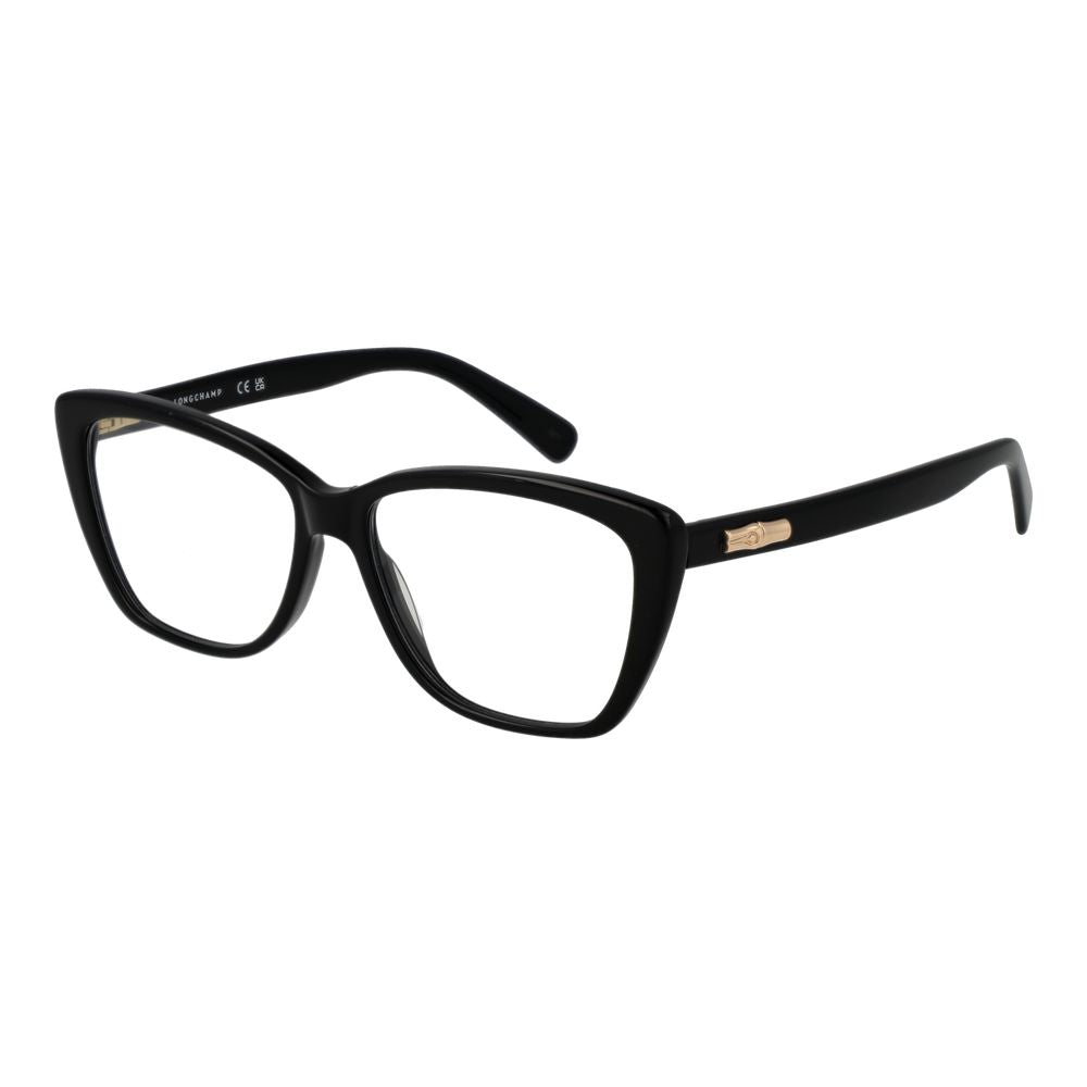 Longchamp Black Acetate Glasses Frames Longchamp