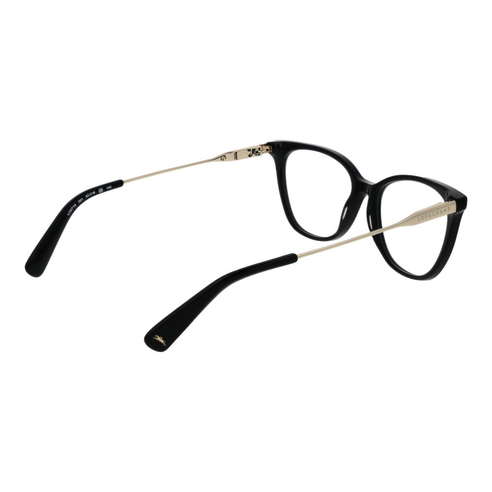 Longchamp Black Metal Glasses Frames Longchamp