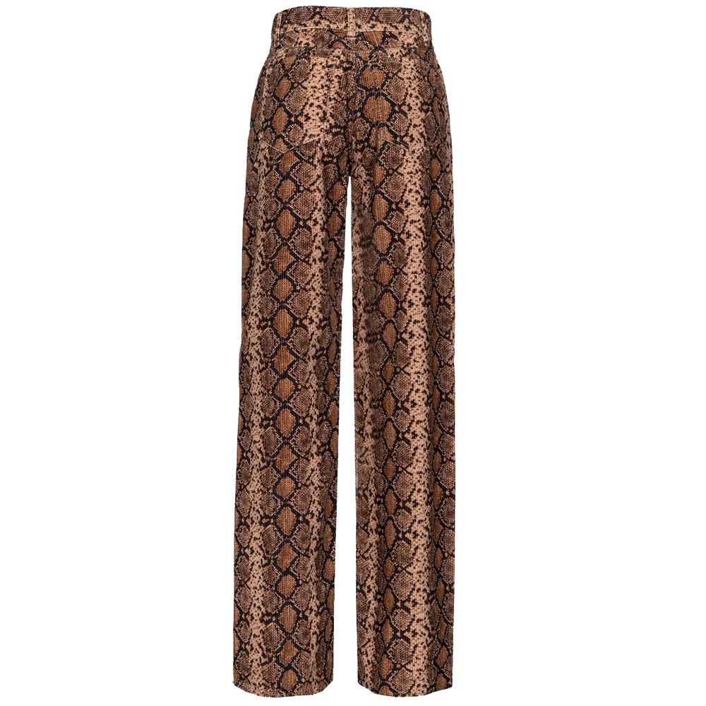 PINKO Brown Cotton Women's Corduroy Pant PINKO