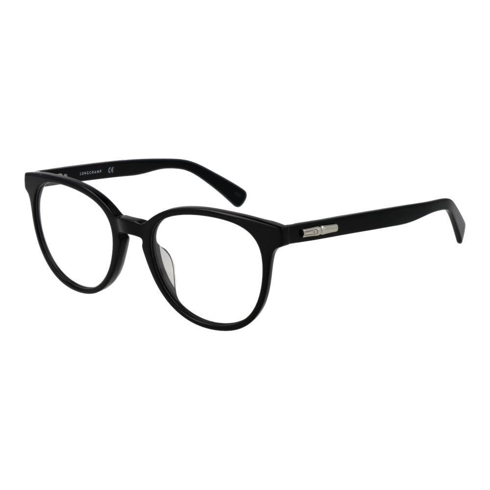 Longchamp Black Cellulose Acetate Glasses Frames