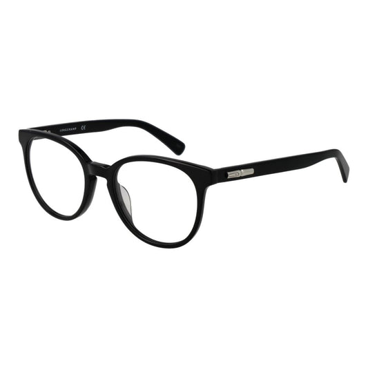 Longchamp Black Cellulose Acetate Glasses Frames