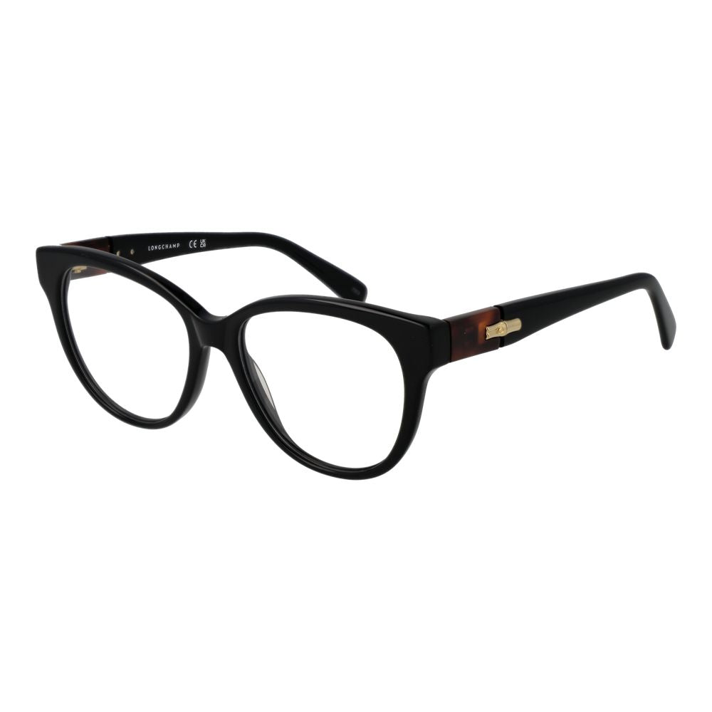 Longchamp Black Acetate Glasses Frames Longchamp