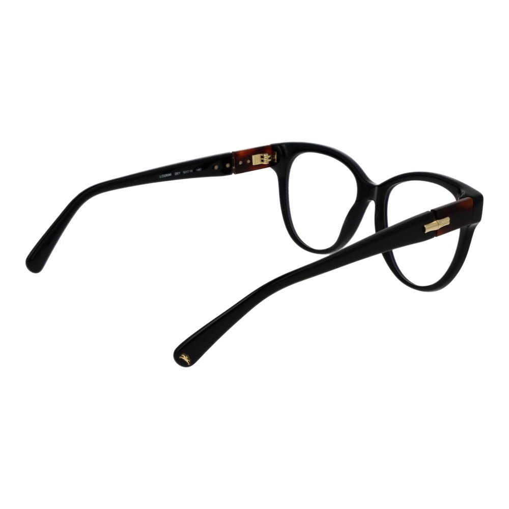 Longchamp Black Acetate Glasses Frames Longchamp
