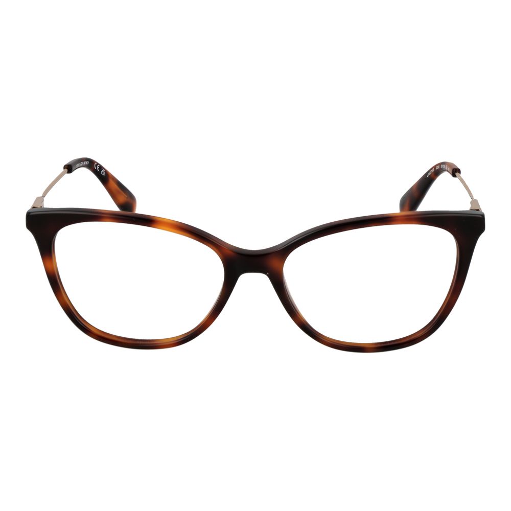 Longchamp Brown Metal Glasses Frames