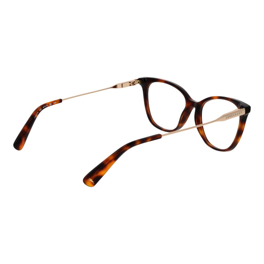 Longchamp Brown Metal Glasses Frames