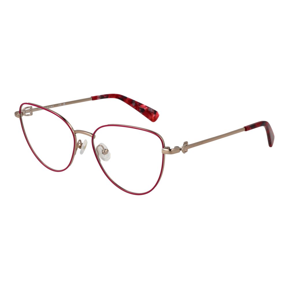 Longchamp Pink Metal Glasses Frames