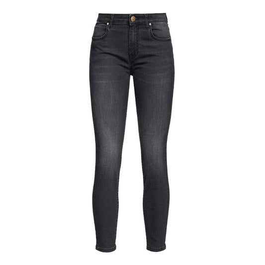 PINKO Black Cotton Women Jeans PINKO