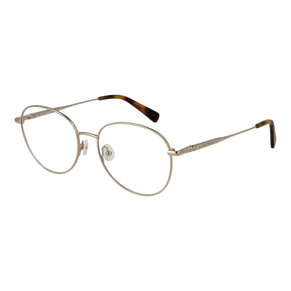 Longchamp Gold Metal Glasses Frames
