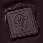 Dolce & Gabbana Brown Logo Plaque Cotton Crew Neck T-shirt
