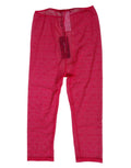 Dolce & Gabbana Fuchsia Logo Lace Tight Midi Trousers Underwear - Eljoys Fashion 